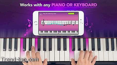 Android 용 Simply Piano와 같은 17 가지 앱 기타 오디오 음악