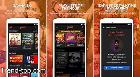 24 aplicativos como o Gaana para iOS Outra Música De Áudio