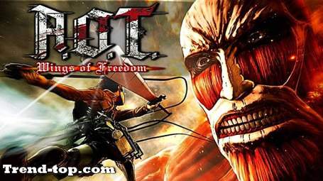 3 games zoals Attack on Titan: Wings of Freedom voor PSP Avontuurspellen