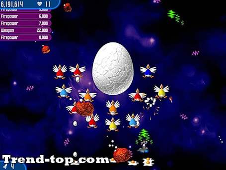4 Spiele wie Chicken Invaders für Linux Arcade Spiele
