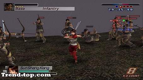 2 jogos como Dynasty Warriors 4 para Nintendo DS Jogos