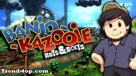 Banjo-Kazooieのような12のゲーム：Nintendo 3DSのためのナット＆ボルト ゲーム