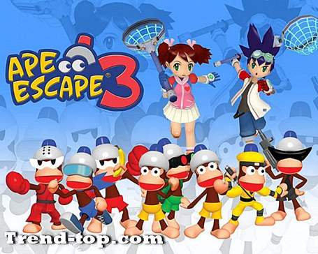 11 spill som Ape Escape 3 for PS2 Plattformspill