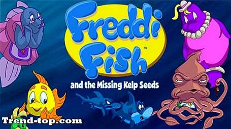 Spill som Freddi Fish og The Case of de manglende Kelp-frøene til Nintendo Wii Puslespill