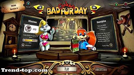 4 matchs comme le jour de Conker’s Bad Fur sur PSP Jeux De Puzzle