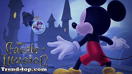 ミッキーマウスがPSPのために出演するDisusion Castle of Illusionのような5つのゲーム パズルゲーム