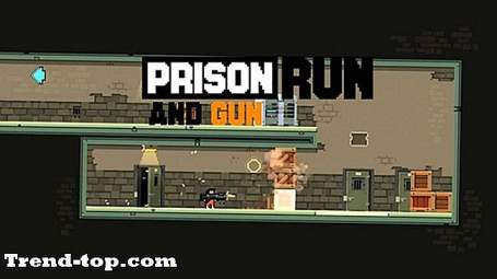 7 spill som fengselsløp og pistol på damp Puslespill