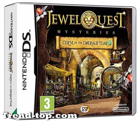 Spil som Jewel Quest Mysteries: Forkølelse af Emerald Tear til PS3 Puslespil