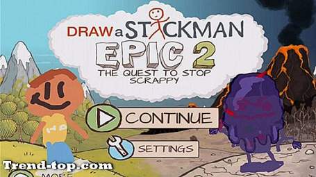 2 игры Like Draw Stickman: EPIC 2 для PS2 Логические Игры