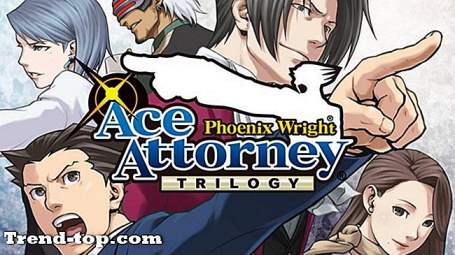 Phoenix Wrightのようなゲーム：PS2用のAce Attorney Trilogy パズルゲーム
