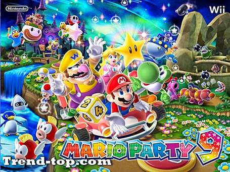 Nintendo Wii UのMario Party 9のような3つのゲーム レースゲーム