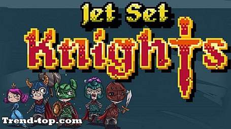 PS4 용 Jet Set Knights와 같은 4 가지 게임 레이싱 게임