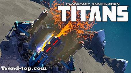행성 파괴와 같은 2 개의 게임 : PS4 용 TITANS Rts 게임