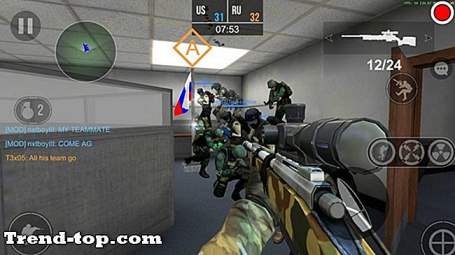 10 spil som Bullet Force for Android