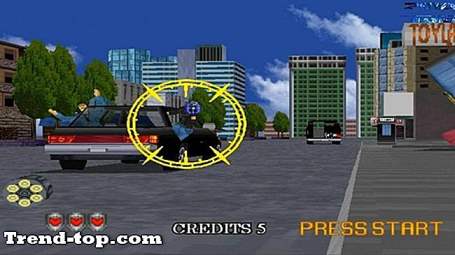 Spill som Virtua Cop for PSP Skyting Spill