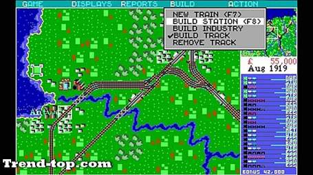 23 spill som Railroad Tycoon for Mac OS