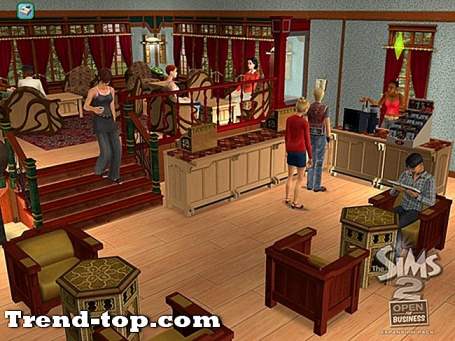 Spel som The Sims 2: Öppna för företag för Nintendo Wii Simulering Spel