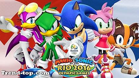 3 spill som Mario og Sonic: Rio 2016 olympisk spill for PSP Sports Spill