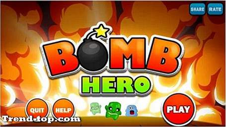 iOS用のBomb Hero 2のような4つのゲーム ストラテジーゲーム