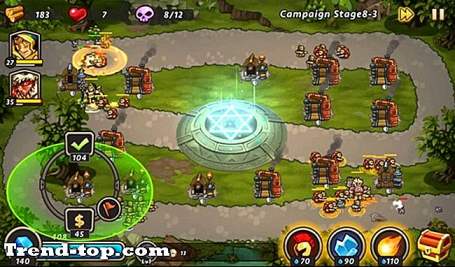 14 spill som Castle Defense for Android Strategispill