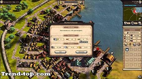 2 spill som Patrician IV: Stig av et dynasti for PS2 Strategispill