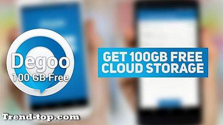 7 تطبيقات مثل 100 غيغابايت من Cloud Drive من Degoo for iOS