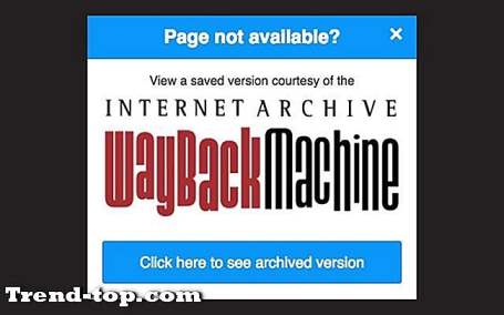16 Standorte wie Wayback Machine