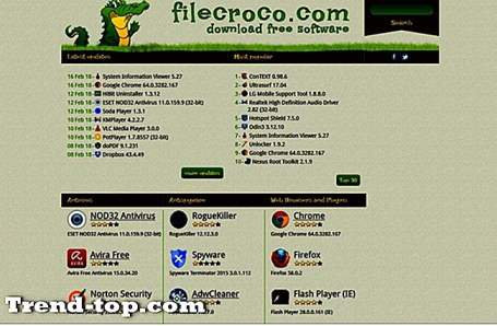 27 مواقع مثل FileCroco