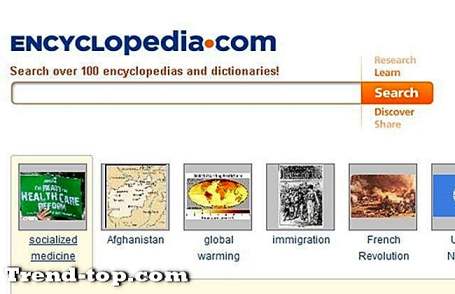 Sites zoals Encyclopedia.com voor Android Anders
