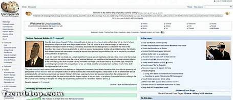 Nettsteder som Uncyclopedia.Wikia.com for iOS