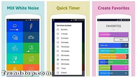 3 hvite støygeneratoralternativer for Android Annet Foto Video