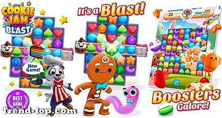 27 games zoals Cookie Jam Blast voor Android Puzzel Puzzel