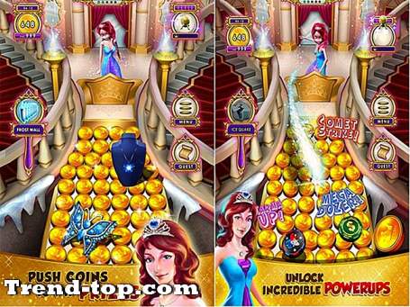 18 spel som Princess Gold Coin Party Dozer för Android Pussel Pussel