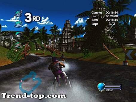 4 spill som Kawasaki Jet Ski for PS2 Strategi Racing