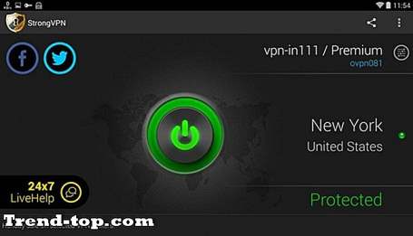 StrongVPN Alternativ för Android Annan Säkerhetsinformation
