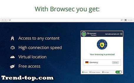 19 Browsec 대안 기타 보안 개인 정보