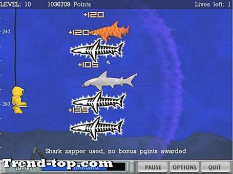 11 spill som Typer Shark! Deluxe for Mac OS Simulering