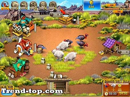 Jogos como Farm Frenzy 3 para PSP Simulação