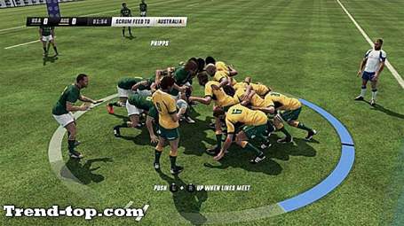 9 Games zoals Rugby World Cup 2015 voor PS2 Sportsimulatie