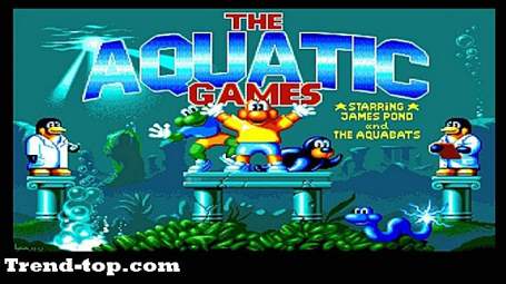 6 spill som Aquatic Games for PS2 Sportsimulering
