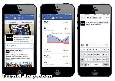17 Apps zoals Facebook Pages Manager voor Android Andere Sociale Communicatie