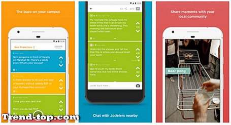 17 Apps som Jodel til Android Anden Social Kommunikation