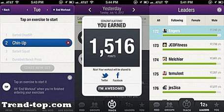 36 Apps som Fitocracy
