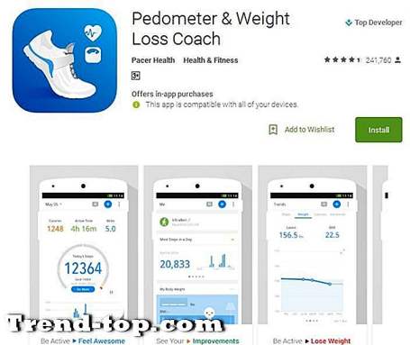 2 apps zoals stappenteller en gewichtsverliescoach voor iOS Andere Sportgezondheid