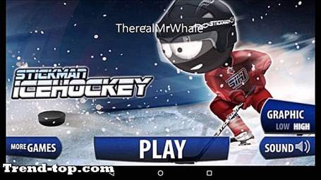 3 gry takie jak Stickman Ice Hockey na system PSP Sporty Sportowe