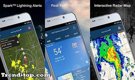22 aplikacje jak pogoda przez WeatherBug na Androida Inne Miejsce Podróży
