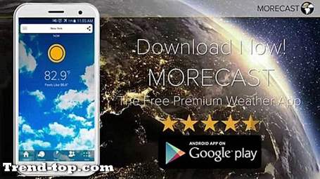 22 Morecast Alternativas para Android Outro Local De Viagem