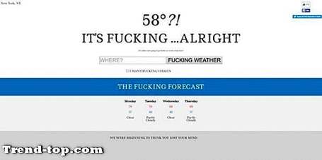The Fucking Weather, вероятно, является одним из самых популярных веб-сайто...