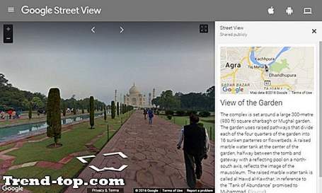 16 sider som Google Street View Andre Reiserute