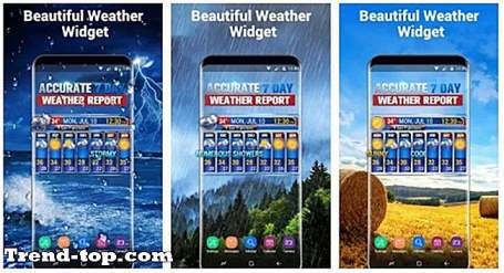 22 Apps som exakt väderprognosrapport för Android Annan Reseplats